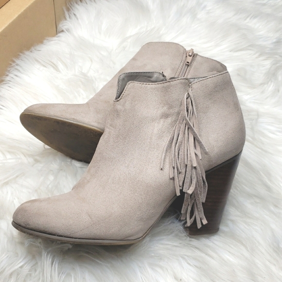 Carlos Santana Tempe Fringe Ankle Boots Size 9.5 - Picture 5 of 13